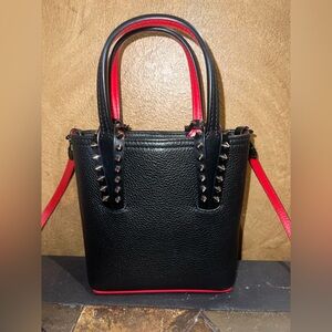 Christian Louboutin  Cabata N/S Mini Tote in
Grained Leather